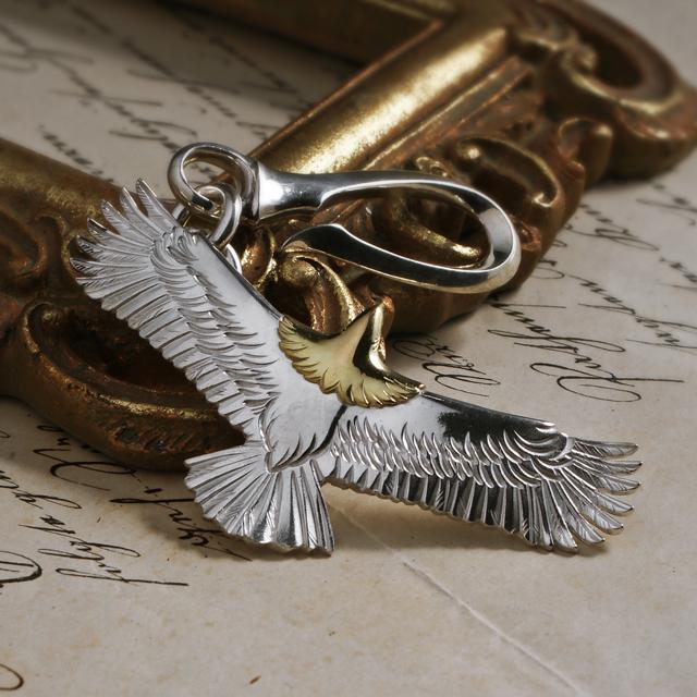鷲見太郎 Key Chain キーチェーン】イーグルペンダント/ K18イエロー