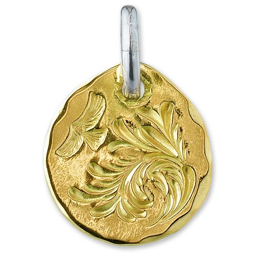 鷲見太郎 Pendant ペンダント】K18YGアラベスクメタルペンダントw