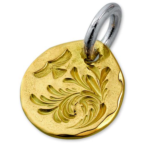 鷲見太郎 Pendant ペンダント】K18YGアラベスクメタルペンダントw