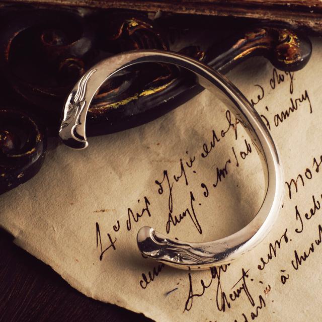 鷲見太郎　ダイヤモンドアイズ　イーグルバングル　Lサイズ　サイン入り 鷲見太郎 BRACELET ブレスレット】イーグルバングルw/ダイヤモンド