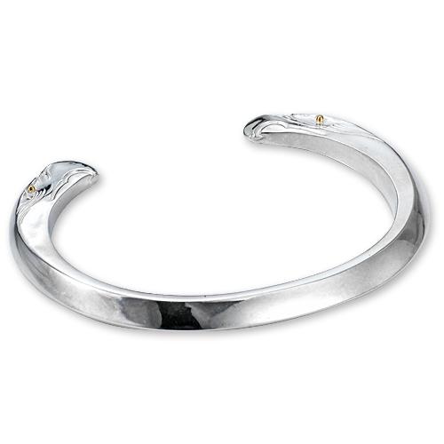 鷲見太郎 BRACELET ブレスレット】イーグルバングルw/K18ゴールド