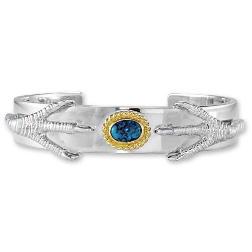 鷲見太郎 BRACELET ブレスレット】12mmプレーンバングルw/ターコイズ