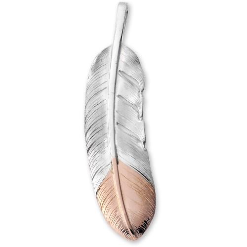 鷲見太郎 Pendant ペンダント】LフェザーK18ピンクゴールドトップ