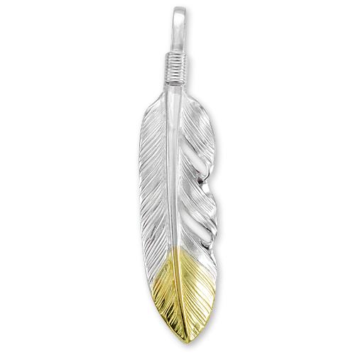 鷲見太郎 Pendant ペンダント】SフェザーK18イエローゴールドトップ