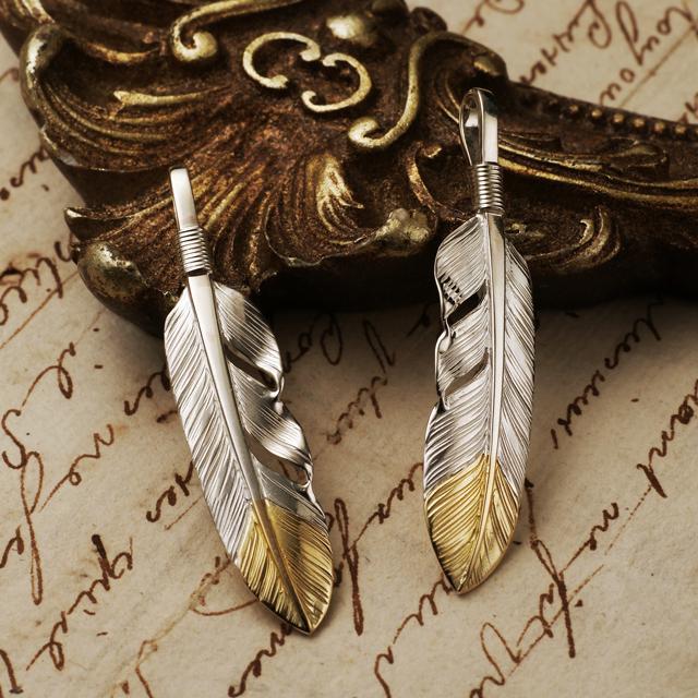 鷲見太郎 Pendant ペンダント】SフェザーK18イエローゴールドトップ