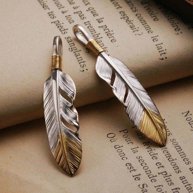 鷲見太郎 Pendant ペンダント】SフェザーK18イエローゴールドトップ