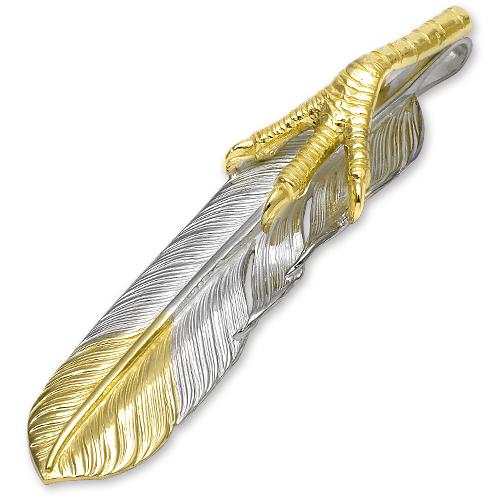 鷲見太郎 Pendant ペンダント】Lフライトフェザー/K18イエローゴールド