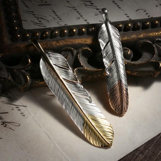 鷲見太郎 Pendant ペンダント】MフライトフェザーK18ピンクゴールド 