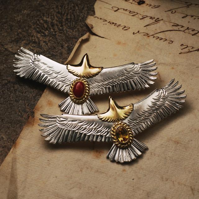 鷲見太郎 Pendant ペンダント】イーグルペンダントeg-02A w/赤珊瑚K18カップ/オーバル5×7【送料無料】 :WSGP2A-ASGKO:CHRONO.!店 通販 イーグルペンダントeg-02A w レインボートパーズK18プレーンカップ オーバル5×7