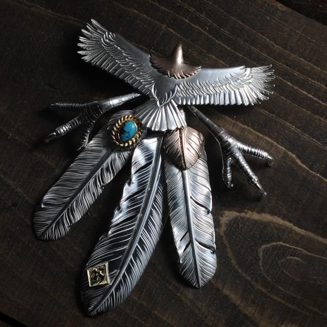 鷲見太郎 Pendant ペンダント】イーグルペンダント/18Kピンクゴールド