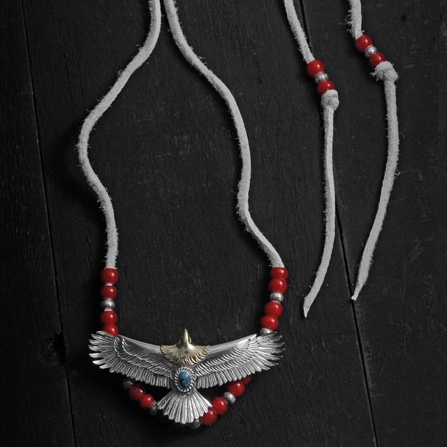 鷲見太郎 Pendant ペンダント】イーグルペンダントeg-03/ターコイズSV