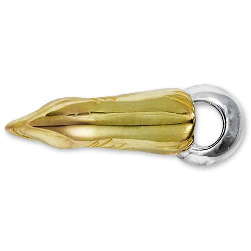 鷲見太郎 Pendant ペンダント】K18イーグルフェイスビーズ【送料無料