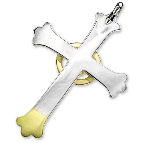 ピンガン】鷲見太郎　クロス　オパール 鷲見太郎 Pendant ペンダント】クロスK18YGトップペンダント w