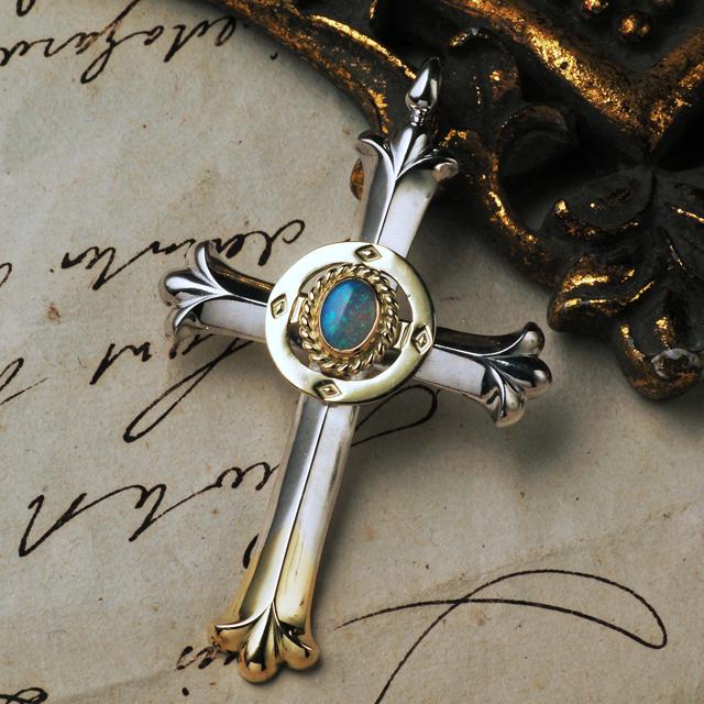鷲見太郎 Pendant ペンダント】クロスK18YGトップペンダント w 