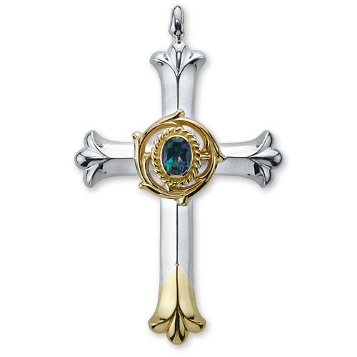 鷲見太郎 Pendant ペンダント】クロスK18YGトップペンダント w