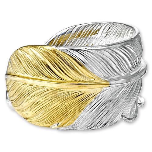 鷲見太郎 Ring リング】LフライトフェザーK18イエローゴールドトップ