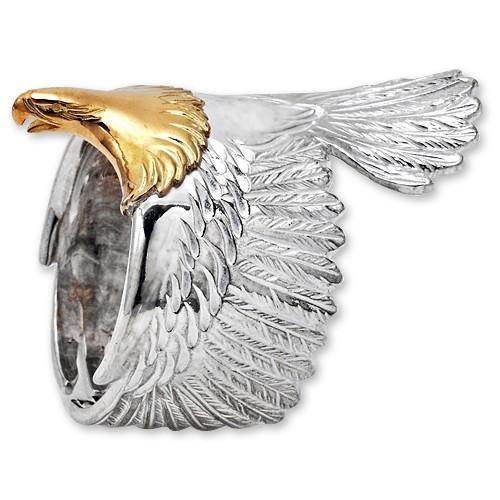 鷲見太郎 Ring リング】イーグルリング/18Kゴールドヘッド【送料無料