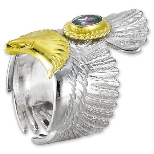 鷲見太郎 Ring リング】イーグルリング/K18イエローゴールドヘッド w