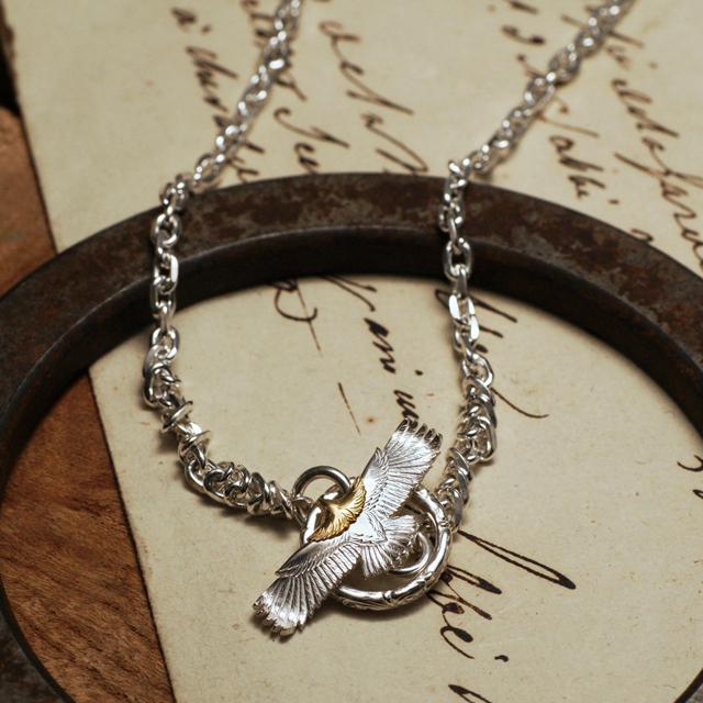 鷲見太郎 ワシミタロウ 頭金イーグル18k ネックレスチェーン TARO WASHIMI ワシミタロウ 鷲見太郎 販売証明カード付属 鷲見