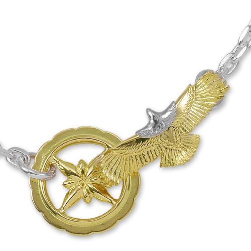 鷲見太郎 Necklace ネックレス】PTYGイーグルフック&K18スター