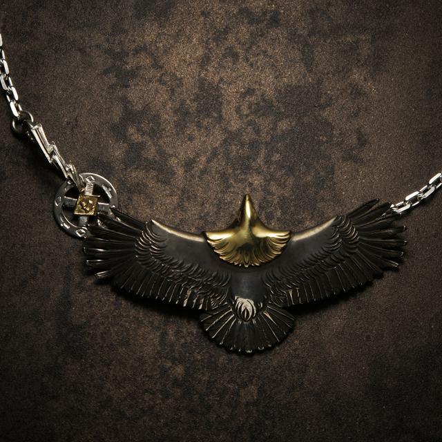 鷲見太郎 Necklace ネックレス】サンダーフック&イーグルスタンプ
