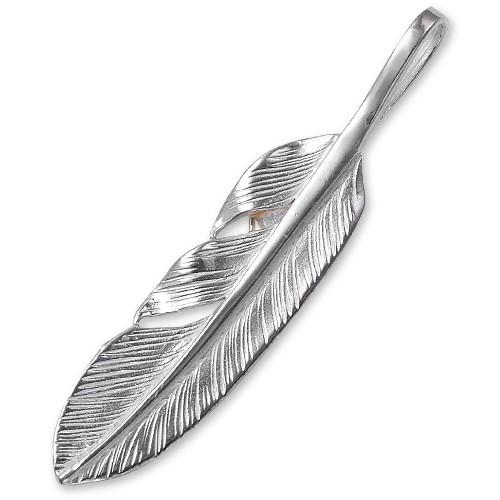 鷲見太郎 Pendant ペンダント】Sフェザーペンダント01 w/M K18イーグル 