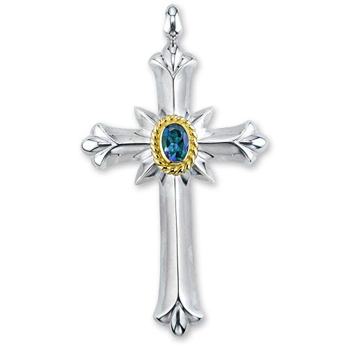 鷲見太郎 Pendant ペンダント】Newクロスペンダントw/レインボー