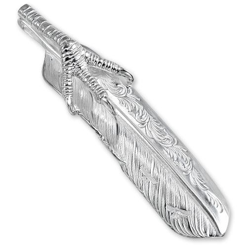 【鷲見太郎　Pendant　ペンダント】Lアラベスクフライトフェザーペンダント02 w/イーグルクロー【送料無料】の画像