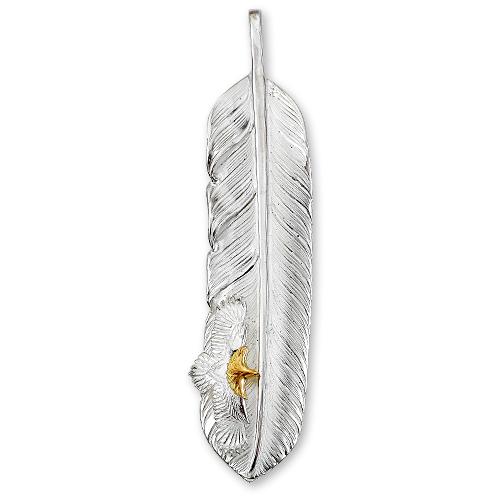 鷲見太郎 Pendant ペンダント】Lフライトフェザーペンダント02 w/eg