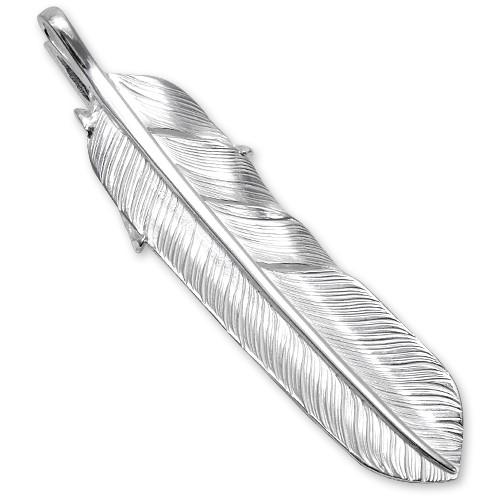 【鷲見太郎　Pendant　ペンダント】Lフライトフェザーペンダント02 w/イーグルクロー&レインボートパーズK18カップ/オーバル5×7【送料無料】の画像