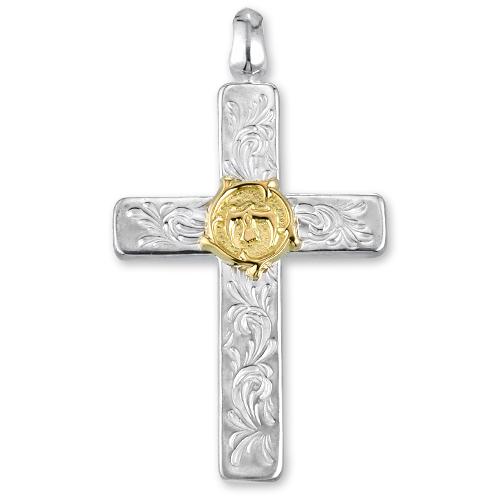 鷲見太郎 Pendant ペンダント】ミニアラベスククロスペンダント w