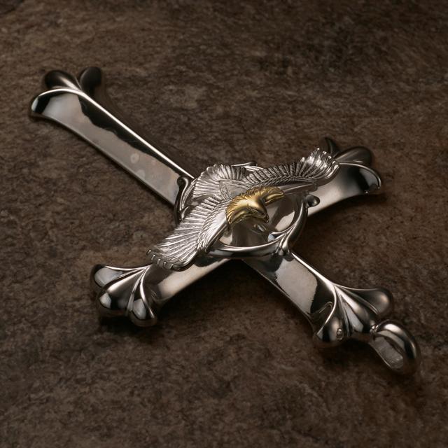 鷲見太郎 Pendant ペンダント】クロスペンダントw/K18イエロー 鷲見太郎 Pendant ペンダント】クロスペンダントw/K18イエロー