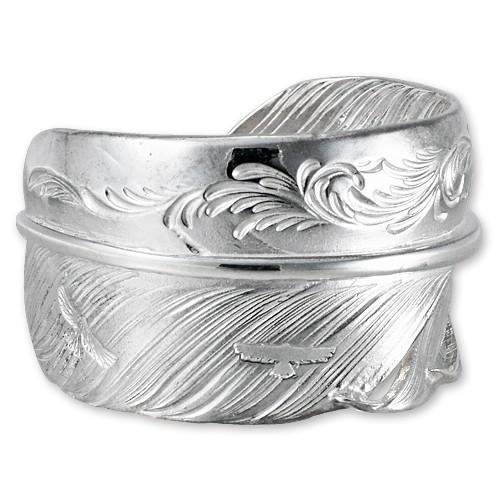 鷲見太郎 Ring リング】Lアラベスクフライトフェザーリング01【送料