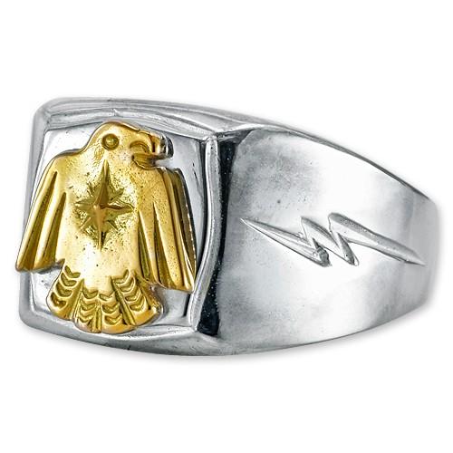 鷲見太郎 Ring リング】印台リング w/K18サンダーバード【送料無料