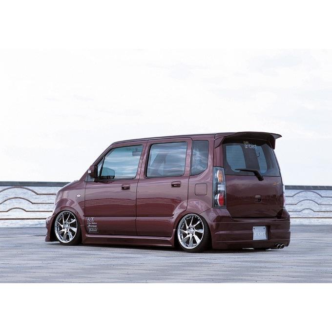ワゴンR MH21/22S リアバンパースポイラー 塗装済 クイーンズ 