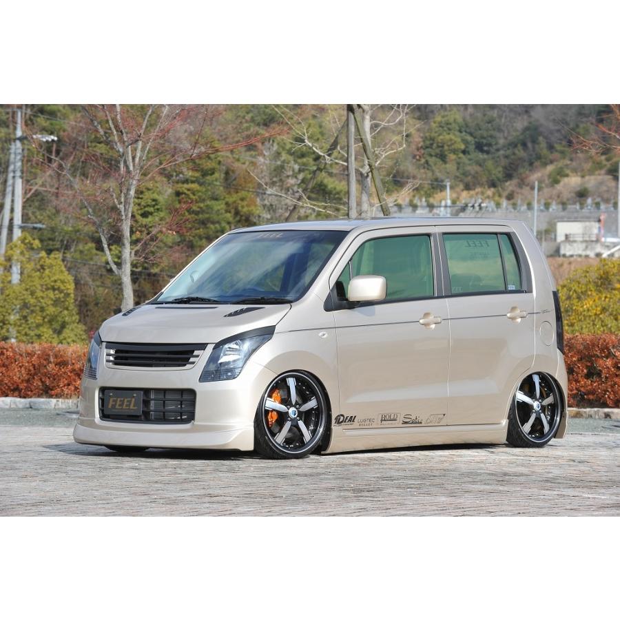 ワゴンR MH23S フロントグリル 塗装済 フィール モデロ : クロノ