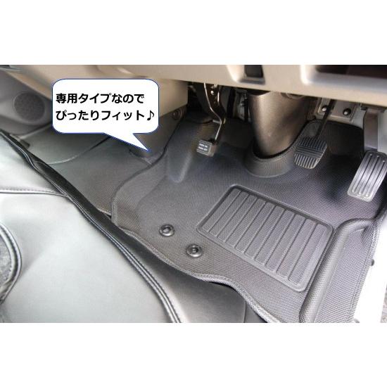 NV350キャラバン用 専用立体フロアマット フロント用 シンケ/SHINKE