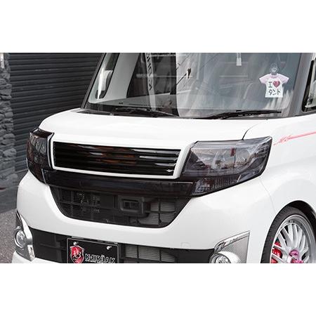 タントカスタム LA600 前期/後期 ブラックヘッドライトカバー K-BREAK