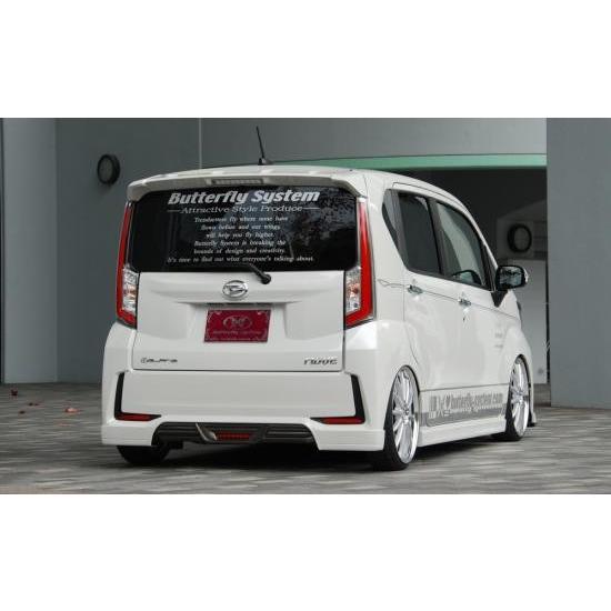 ムーヴカスタム LA150S/160S 前期 リアハーフスポイラー GLANZ 