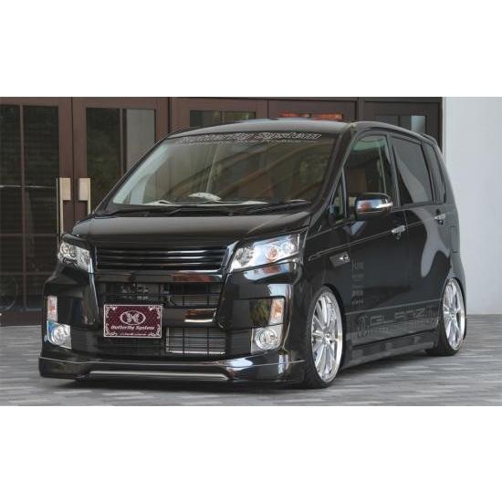 ムーヴカスタム LA100S 後期 フロントハーフスポイラー GLANZ 
