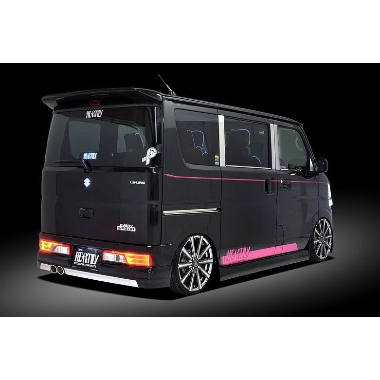 エブリィワゴン DA17W リアバンパーガーニッシュ LS-LINE ハーテリー