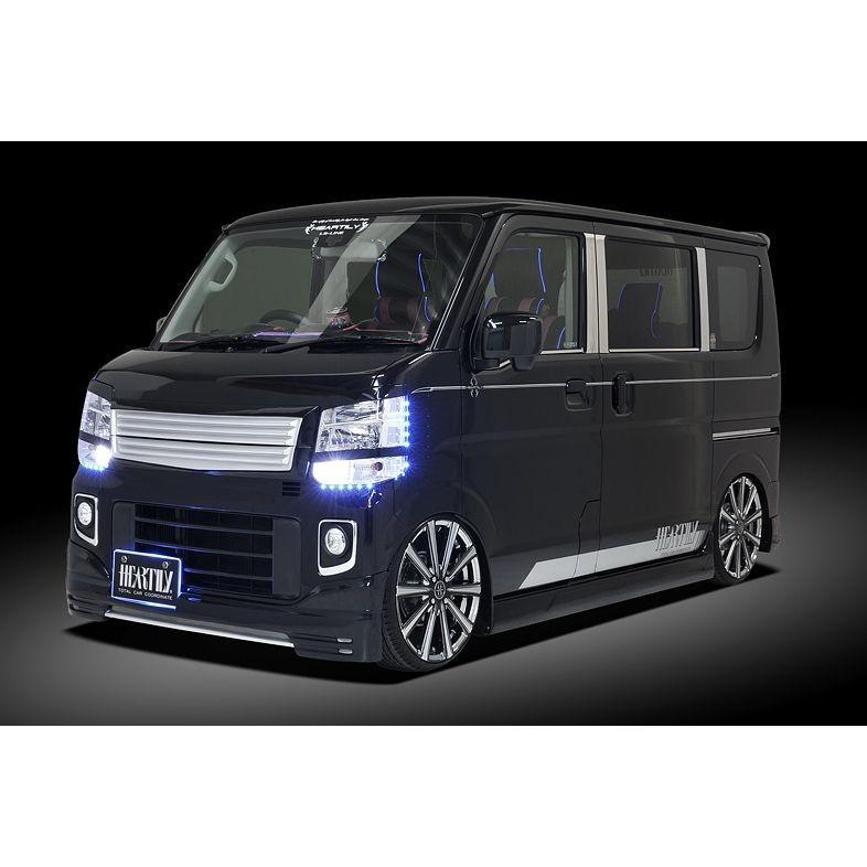 エブリィワゴン DA17W フロントグリル 塗装済 LS-LINE ハーテリー  