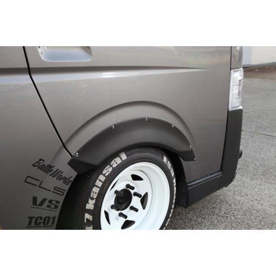 ビス止め汎用オーバーフェンダー左右2枚入 VSサイズ [箱車汎用 ビス止め汎用オーバーフェンダー左右2枚入 VSサイズ [箱車汎用
