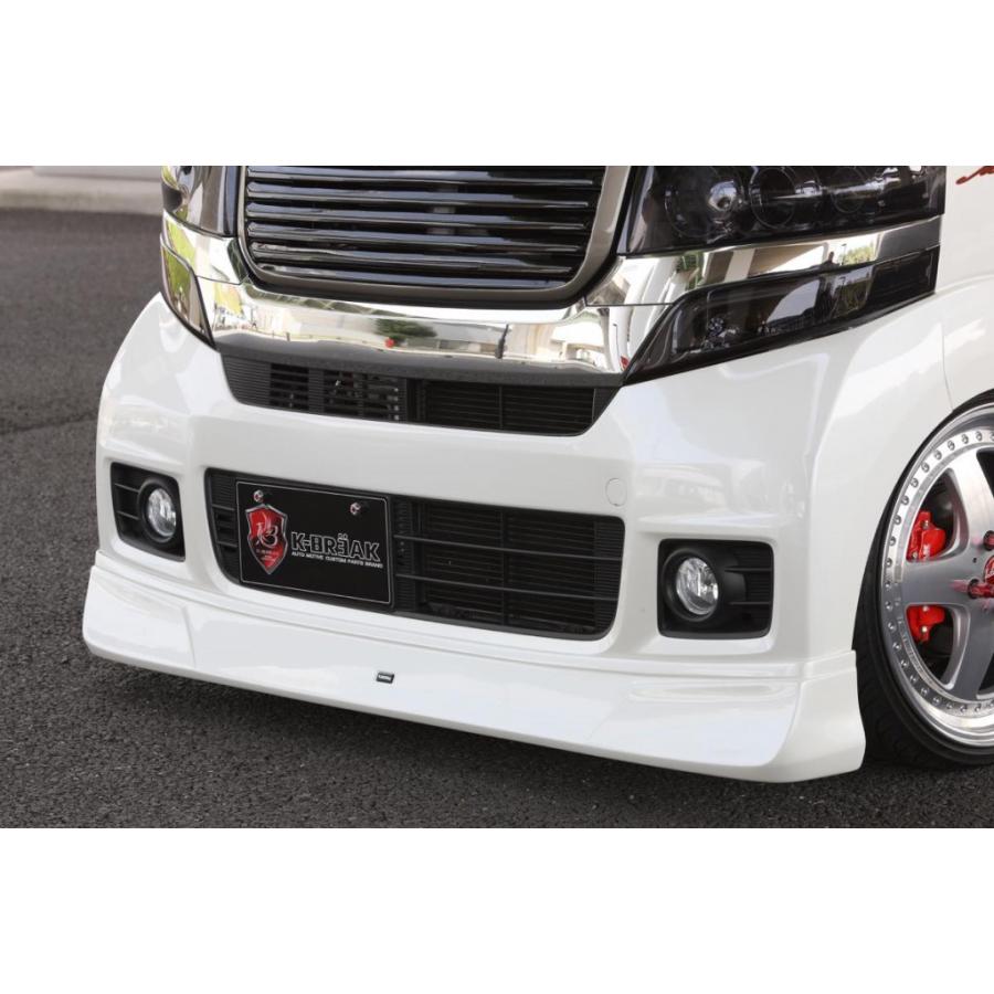 N-BOX カスタム JF1 フロントハーフスポイラー アスリート＋S K-BREAK