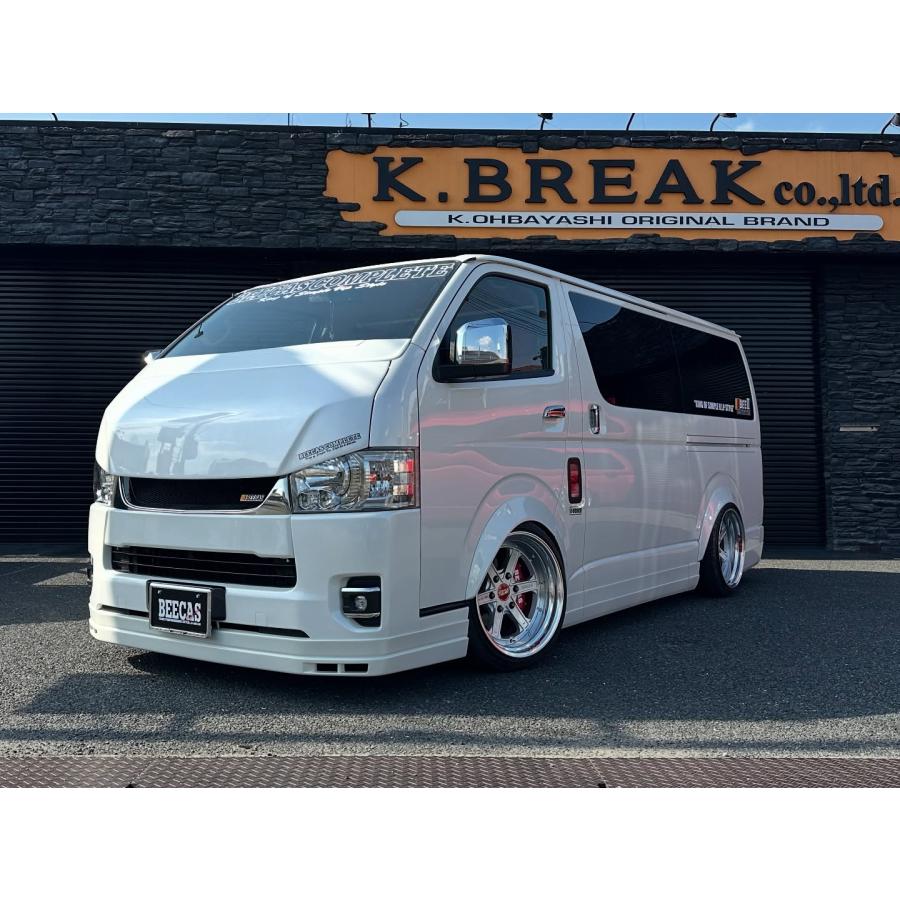ハイエース 200系 標準 ワイパーガード 塗装済 VIP STYLE BEECAS K
