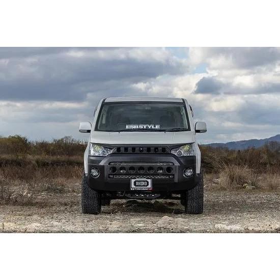 送料込☆デリカ D5 CV1W　フロントバンパー　ラプターライナー　未装着 デリカD5 ゴクブト ラプターライナー塗装済 オートフラッグス