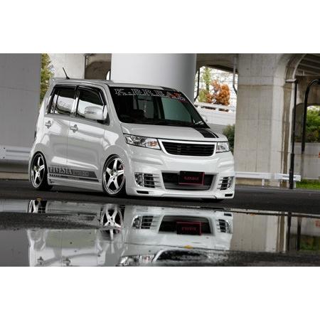 ワゴンRスティングレー MH23S フロントバンパー(グリル付) プラチナム