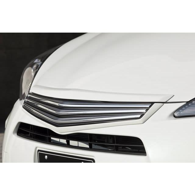 アクア NHP10 前期 フロントグリル(メッキモール付属） 2色塗装済