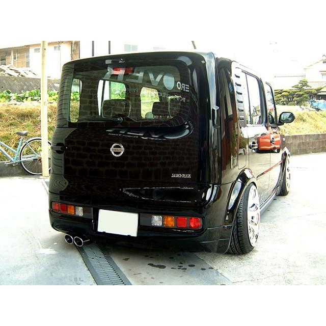 キューブキュービック BZ11 88×63オーバルWスタイリングマフラー AERO