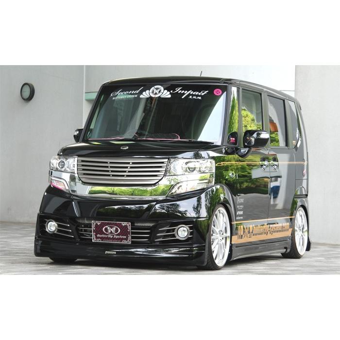 N Box カスタム Jf1 フロントグリル 交換タイプ 黒死蝶セカンドインパクト Butterfly System バタフライシステム クロノコーポレーション ヤフー店 通販 Yahoo ショッピング